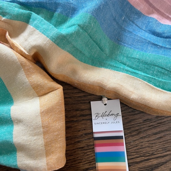 Billabong x sincerely jules crop top medium - Picture 3 of 5